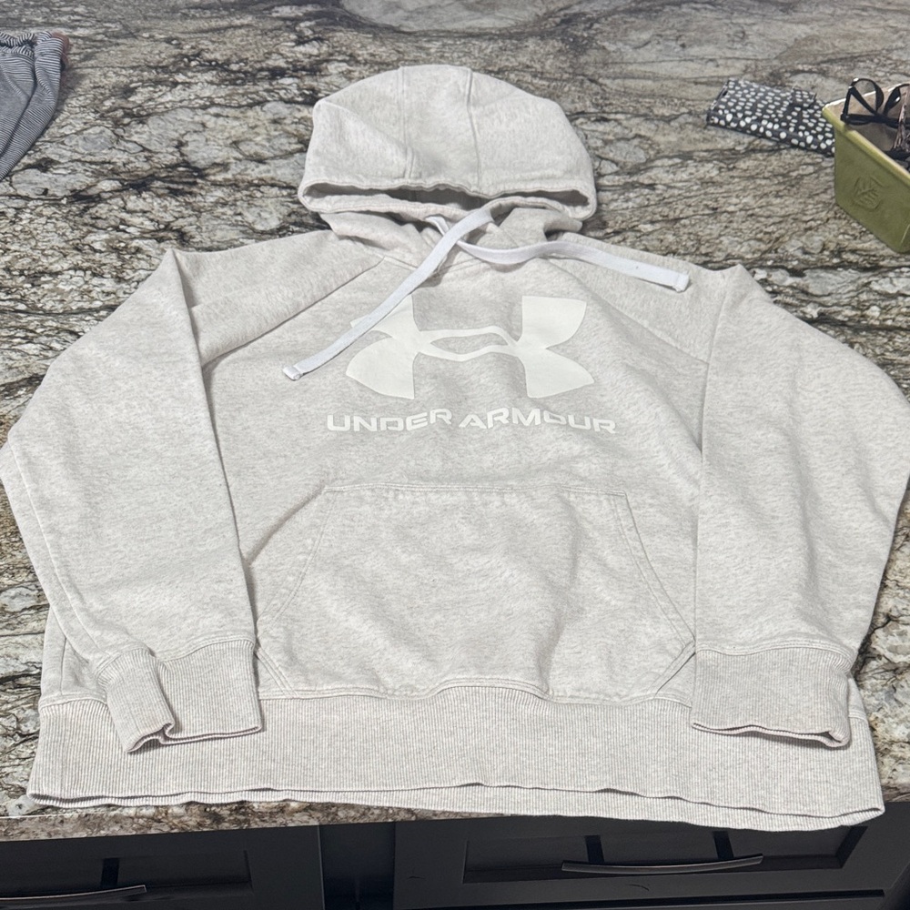 Under Armour Light tan Pullover Hoodie